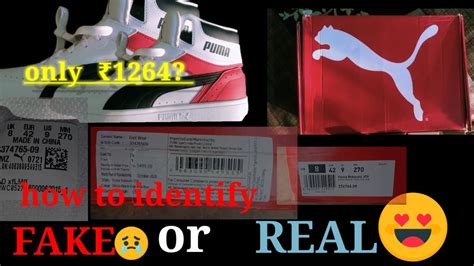 how to know if your puma shoes are fake|how to identify fake puma shoes.